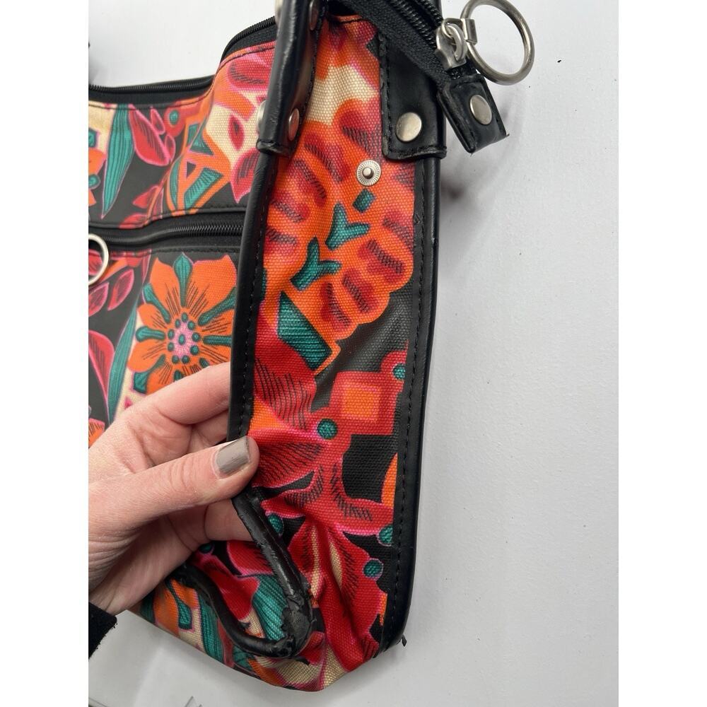Fossil Multicolor Floral Abstract Crossbody Purse Bag - Picture 3 of 14